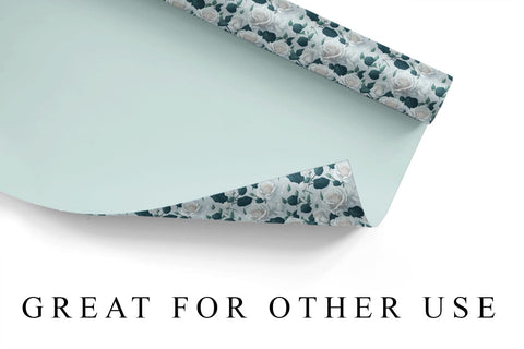 White Rose Digital Paper Seamless Floral Pattern Digital Pattern artnoy 