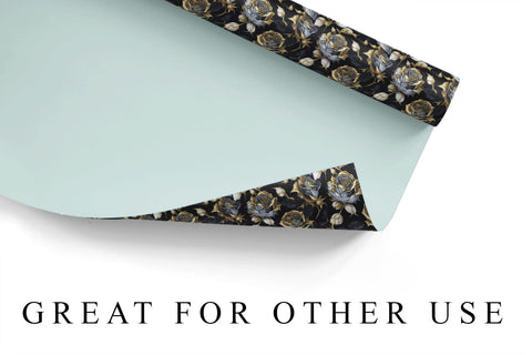 White Rose Gold Digital Paper & Seamless Pattern Digital Pattern artnoy 