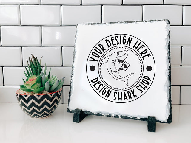 White Slate Kitchen Mock UP Mock Up Photo Design Shark 