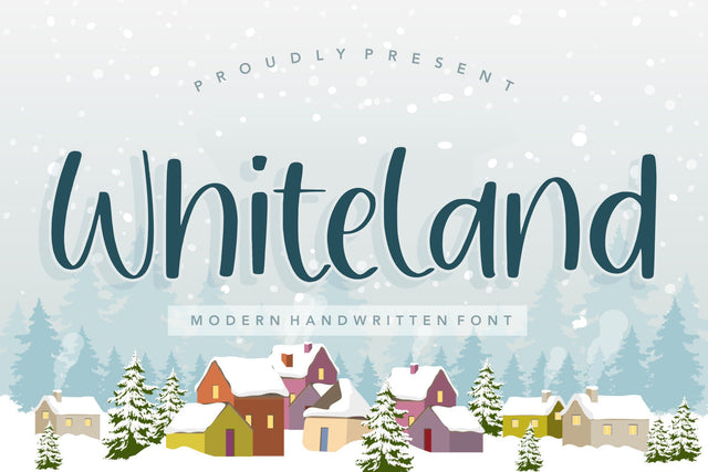 Whiteland Modern Handwritten Font Font Balpirick 