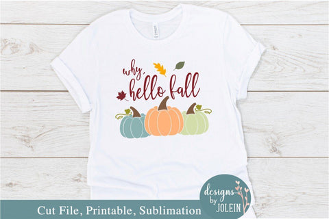 Why hello fall SVG Designs by Jolein 