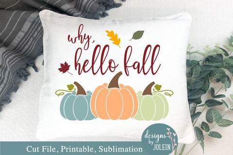 Why hello fall SVG Designs by Jolein 