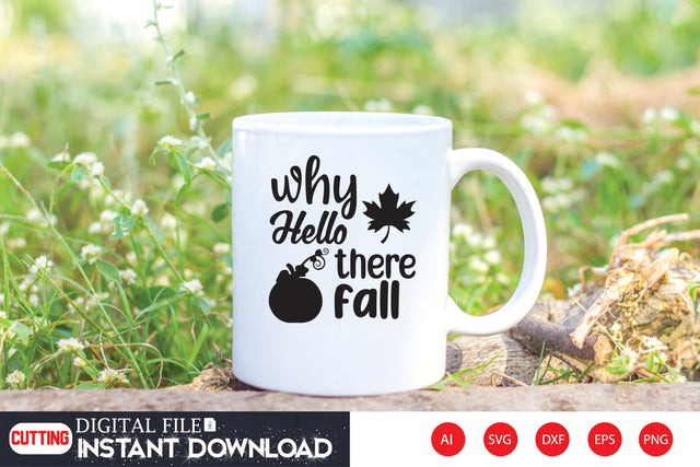Why Hello There Fall SVG CraftlabSvg29 