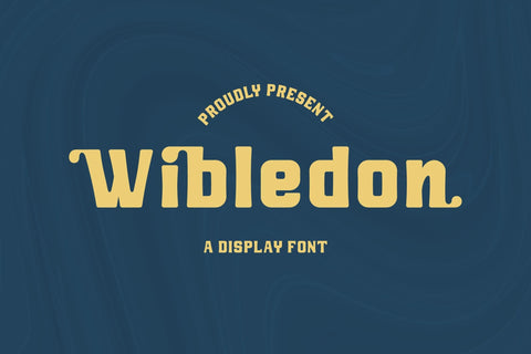 Wibledon Typeface Font Storytype Studio 