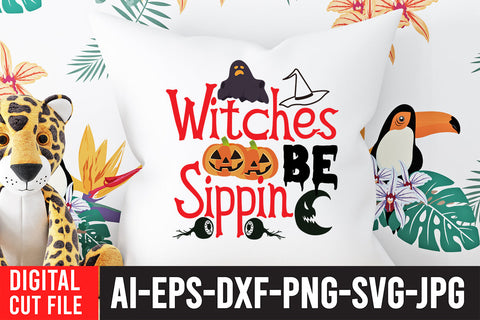 Wicked Be Sippin SVG Cut File SVG BlackCatsMedia 
