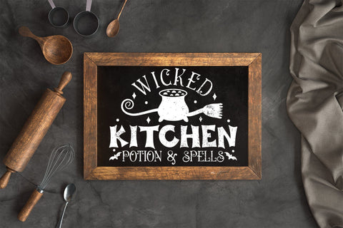 Wicked Kitchen - Halloween Kitchen Sign SVG SVG CraftLabSVG 