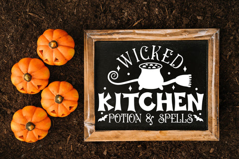 Wicked Kitchen - Halloween Kitchen Sign SVG SVG CraftLabSVG 
