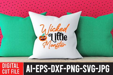 Wicked Little Monster SVG Cut File SVG BlackCatsMedia 