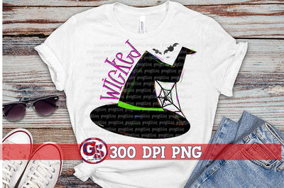 Wicked PNG for Sublimation | Halloween PNG Sublimation Greedy Stitches 