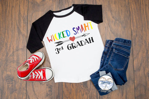 Wicked Smaht Third Gradah SVG Lakeside Cottage Arts 