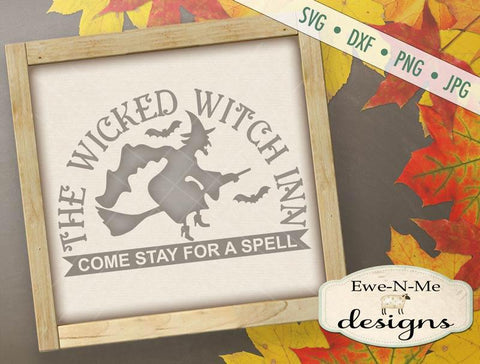 Wicked Witch Inn - Cutting File SVG Ewe-N-Me Designs 