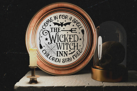 Wicked Witch Inn SVG, Halloween Sign SVG SVG CraftLabSVG 