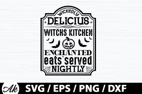 Wickedly delicious witch's kitchen enchanted eats served nightly SVG SVG akazaddesign 