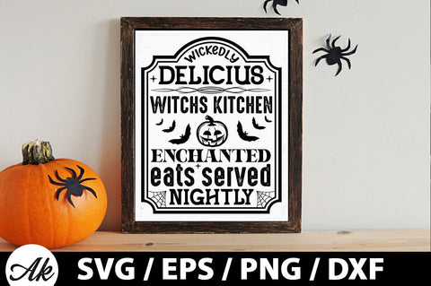 Wickedly delicious witch's kitchen enchanted eats served nightly SVG SVG akazaddesign 