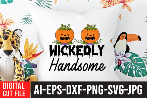 Wickedly Handsome SVG Cut File SVG BlackCatsMedia 