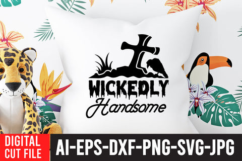 Wickedly Handsome SVG Design SVG BlackCatsMedia 