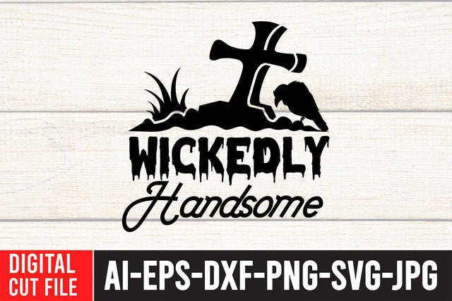 Wickedly Handsome SVG Design SVG BlackCatsMedia 