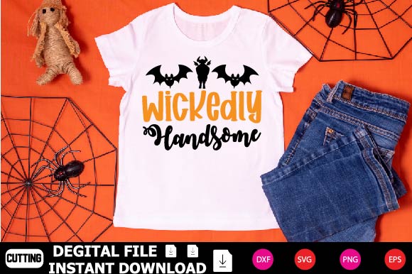 Wickedly Handsome SVG Shahin alam 