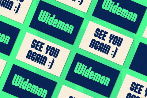 Widemon Typeface Font Storytype Studio 