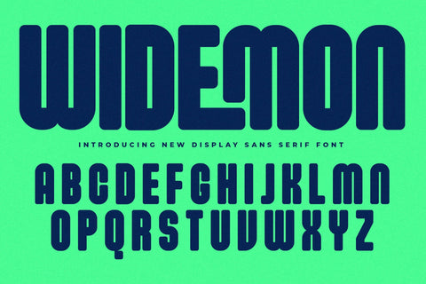Widemon Typeface Font Storytype Studio 