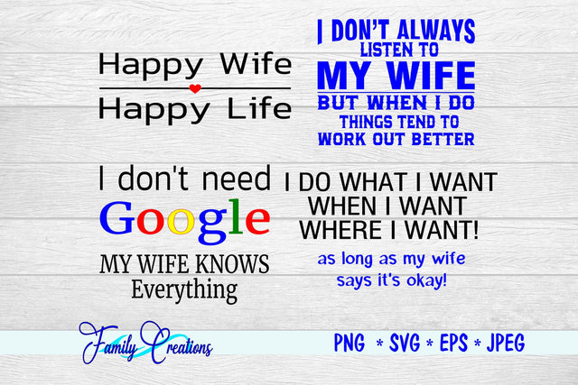 Wife Bundle SVG Family Creations 