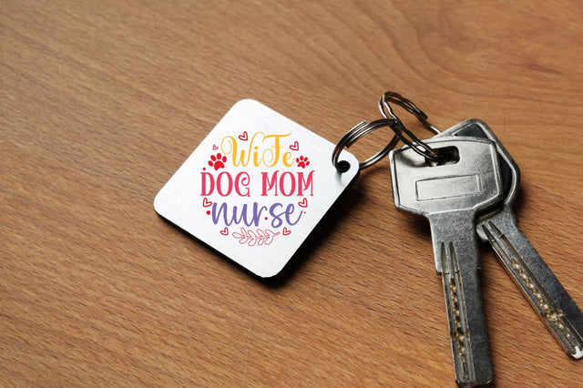 Wife dog mom nurse SVG SVG DESIGNISTIC 