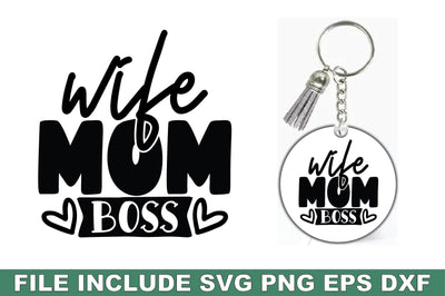 Wife Mom Boss SVG Ariyan 