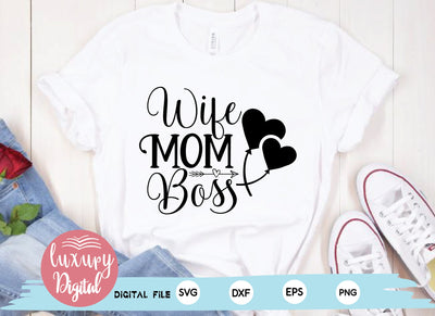 Wife Mom Boss SVG md faruk hossain 