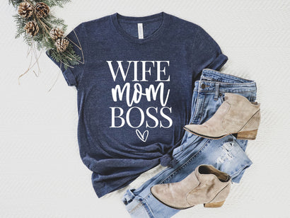 Wife, Mom, Boss SVG SVG Toteally Creations 