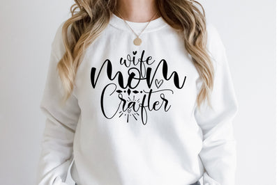 Wife Mom Crafter svg SVG orpitasn 