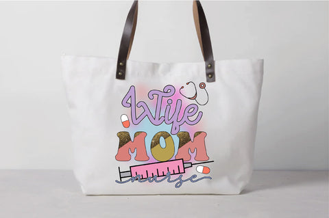 Wife Mom Nurse Sublimation Sublimation Creativeart88 