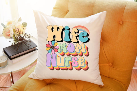 wife mom nurse Sublimation SVGArt 