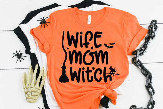 Wife Mom Witch Halloween SVG - Funny Halloween SVG SVG She Shed Craft Store 