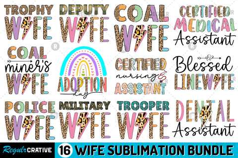 Wife Sublimation Bundle Sublimation Regulrcrative 