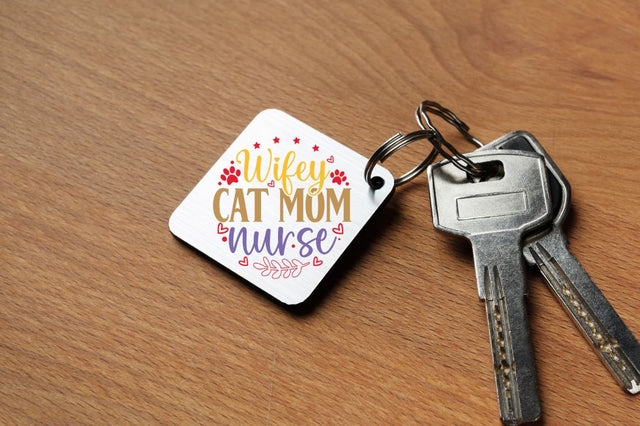 Wifey cat mom nurse SVG, Wifey cat mom nurse SVG DESIGNISTIC 
