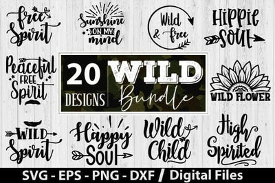Wild and Boho SVG Bundle SVG Svgcraft 