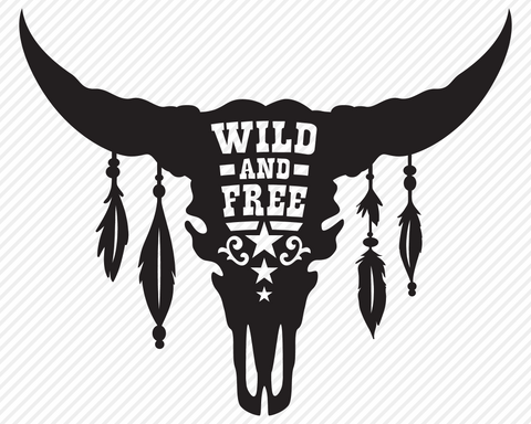 Wild And Free | Country SVG SVG Texas Southern Cuts 