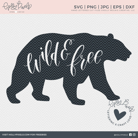 Wild and Free SVG | Camping SVG | Baby SVG So Fontsy Design Shop 