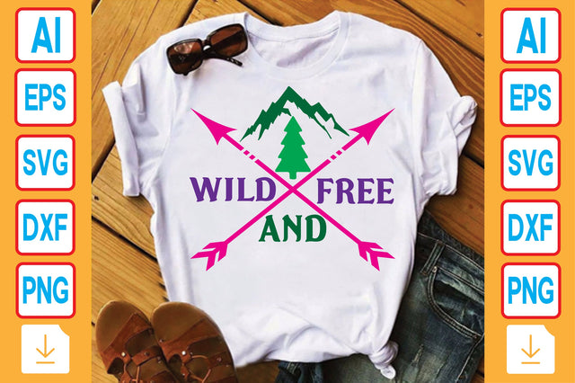 Wild and Free SVG Craftlabsvg24 