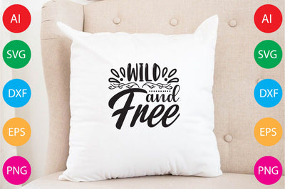 Wild And Free SVG CraftlabSvg29 