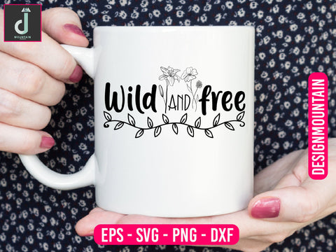 Wild and free svg design SVG Alihossainbd 