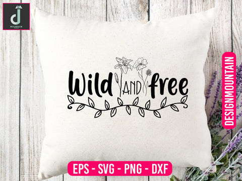 Wild and free svg design SVG Alihossainbd 