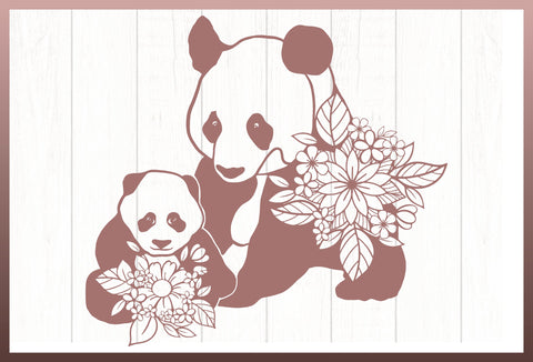 Wild Animal Floral Mandala SVG Bundle | Mother And Baby SVG SVG Harbor Grace Designs 