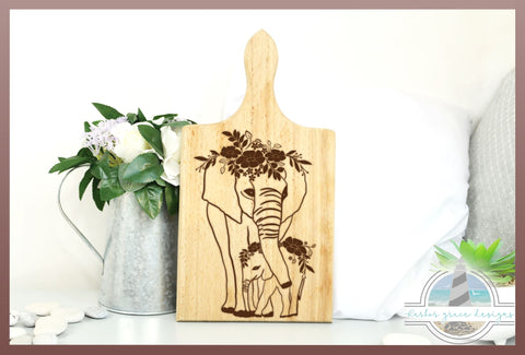 Wild Animal Floral Mandala SVG Bundle | Mother And Baby SVG SVG Harbor Grace Designs 