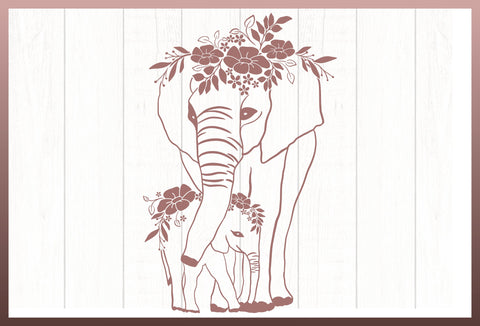 Wild Animal Floral Mandala SVG Bundle | Mother And Baby SVG SVG Harbor Grace Designs 