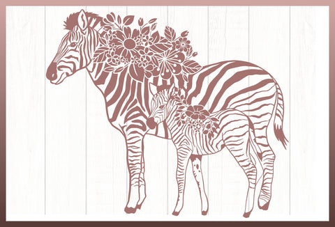 Wild Animal Floral Mandala SVG Bundle | Mother And Baby SVG SVG Harbor Grace Designs 