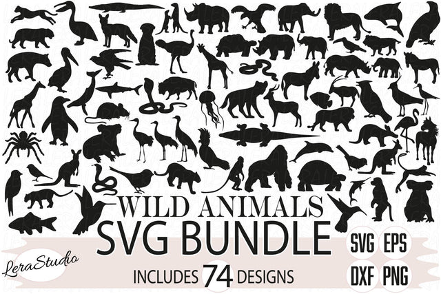 Wild Animals Svg SVG Lerastudio 