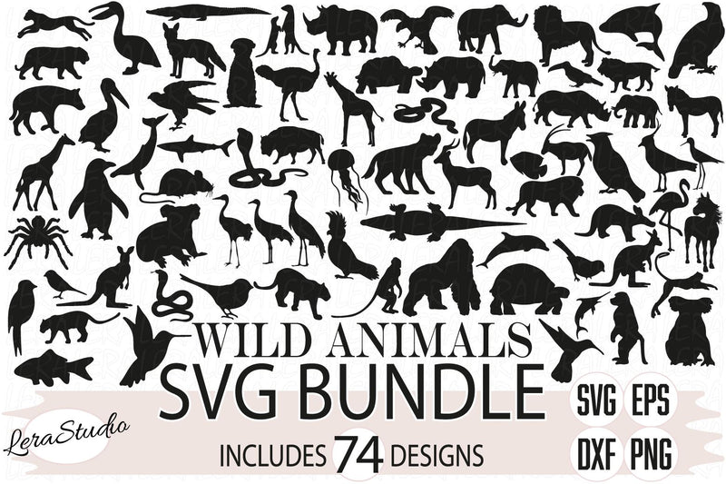 Wild Animals Svg SVG Lerastudio 