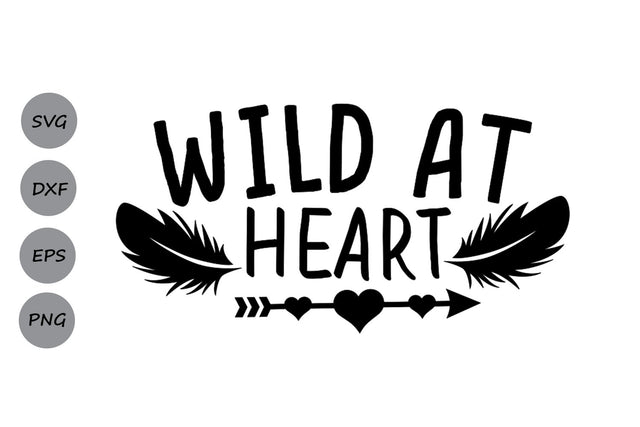 Wild at Heart| Kids Aztec Boho SVG Cutting Files SVG CosmosFineArt 