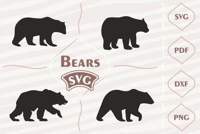 Wild bears - SVG bundle SVG Digital Mojito 